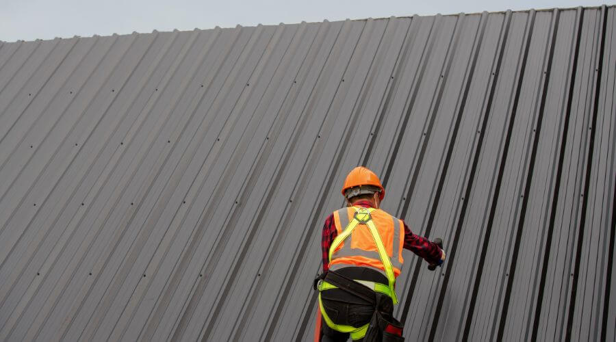 Professional metal roof installation services in Dover, AR
